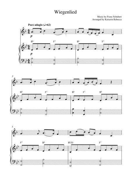 Wiegenlied (arr. Kaiserin Rebecca)