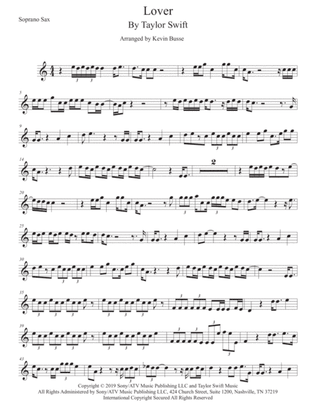 Lover (arr. Kevin Busse)