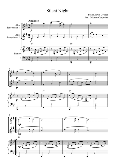 Silent Night (arr. Gildson Cerqueira)