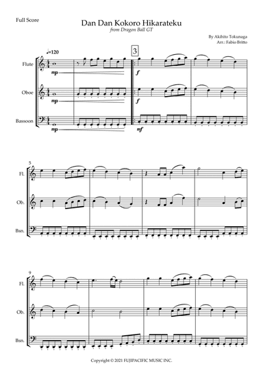 Dragon Ball Gt (arr. Fabio Britto)
