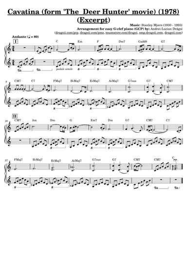 Cavatina (arr. Dragoi Andrei Lucian)