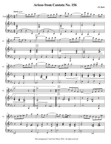 Arioso BWV 1056 (arr. Ian Fitze)