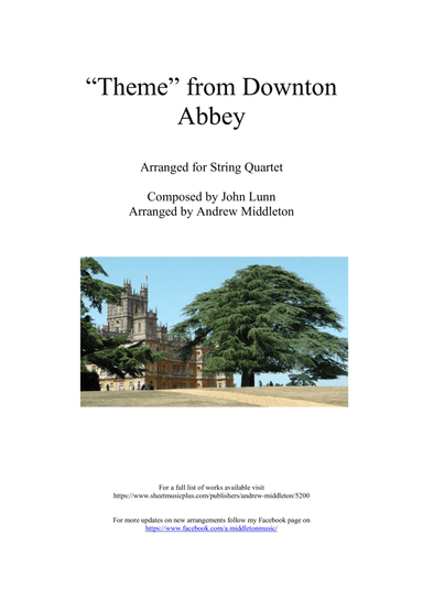 Downton Abbey (theme) (arr. Andrew Middleton)