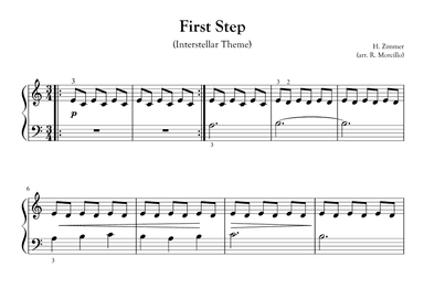 First Step (arr. Rubén Morcillo Izquierdo)