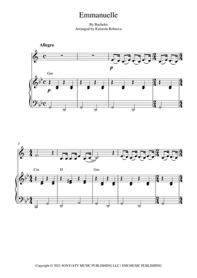 Emmanuelle (arr. Kaiserin Rebecca)