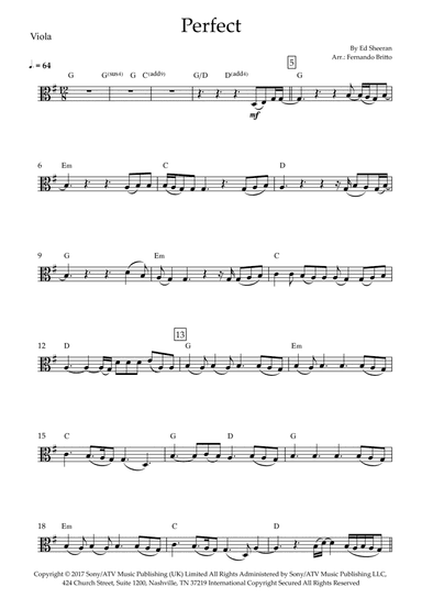 Perfect (arr. Fernando Britto)