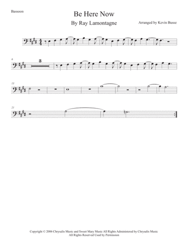 Be Here Now (arr. Kevin Busse)