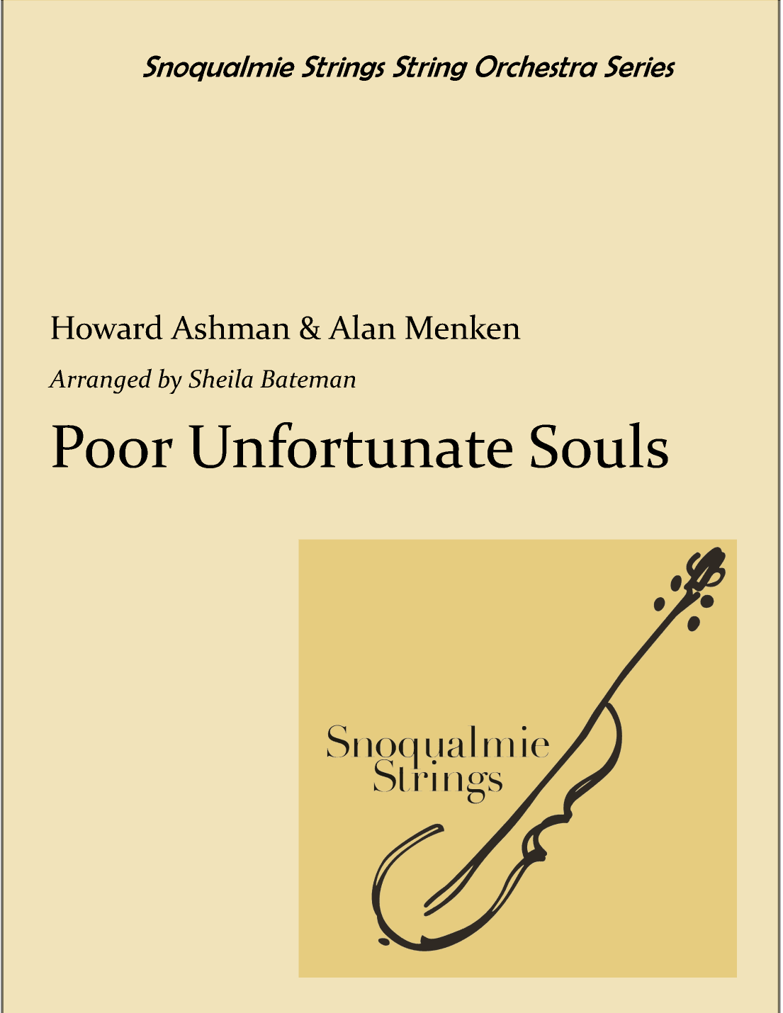 Poor Unfortunate Souls (arr. Sheila Bateman)