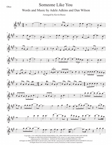 Someone Like You (arr. Kevin Busse)