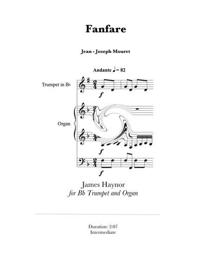 Fanfare for Bb Trumpet and Organ (arr. James Haynor)