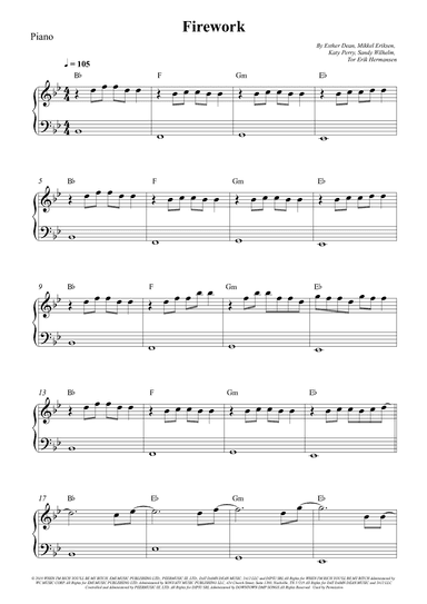 Firework (arr. Wesley S. SIlva)