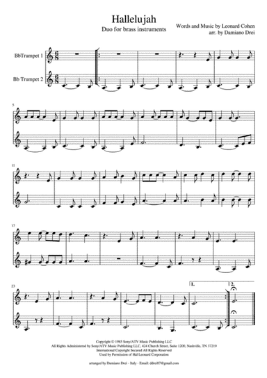 Hallelujah (arr. Damiano Drei)