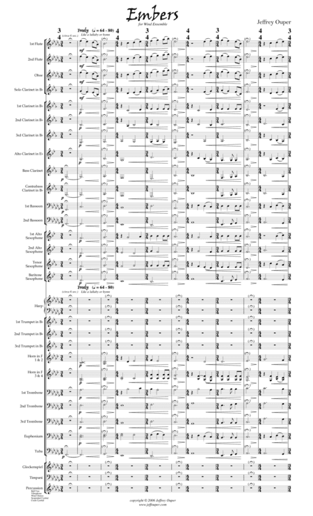 Embers (for Wind Ensemble)