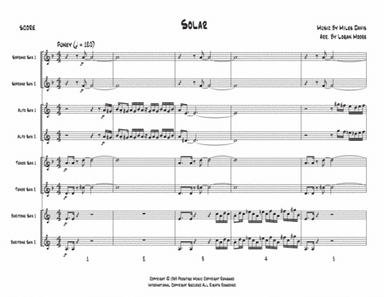 Solar (arr. Logan Moore)