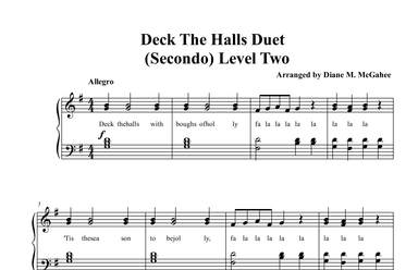 Deck The Halls (arr. Arranged by Diane M. McGahee)