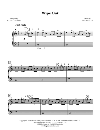 Wipe Out (arr. Maria Colletti)