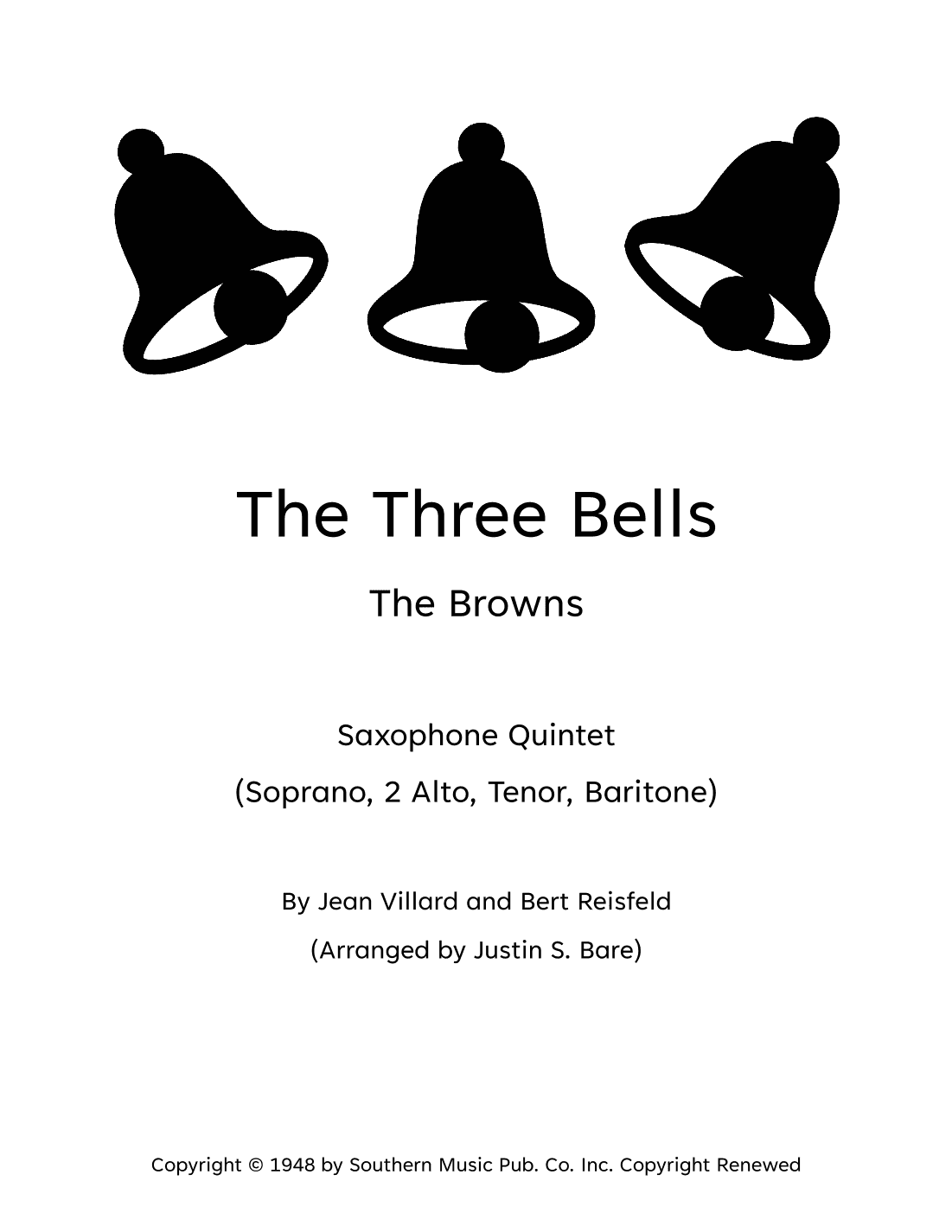 The Three Bells (arr. Justin S. Bare)
