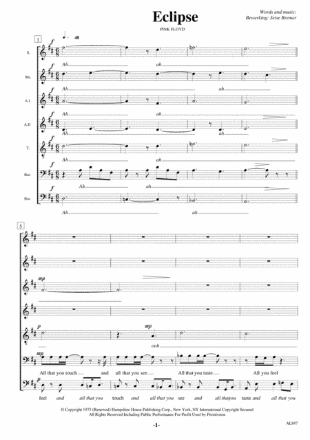 Eclipse (arr. Jetse Bremer)
