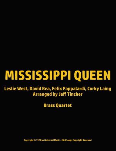 Mississippi Queen (arr. Jeff Tincher)