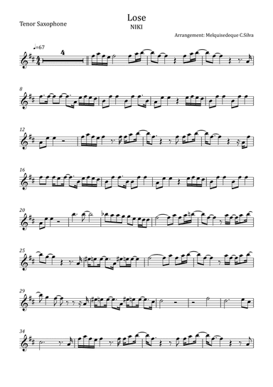 Lose (arr. Melquisedeque C.Silva)