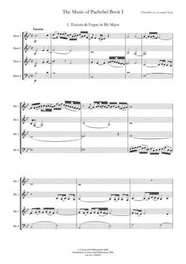 The Music of Pachelbel Book I (arr. J Lynsdale-Nock)