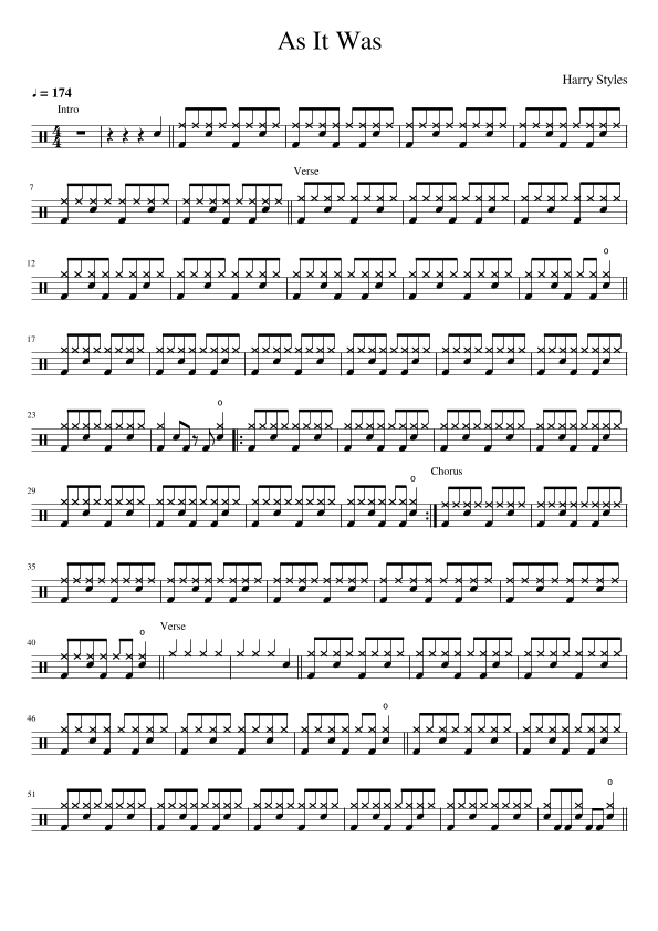 As It Was (arr. Matěj Diviš)