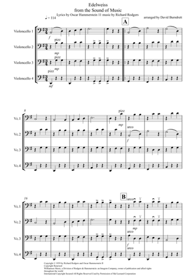 Edelweiss (arr. David Burndrett)