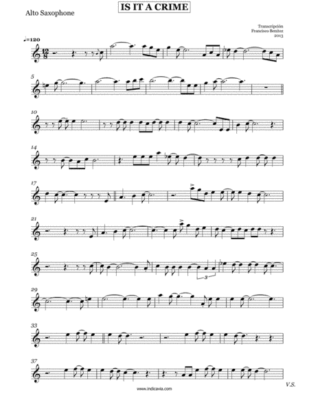 Is It A Crime (arr. Francisco Benitez)