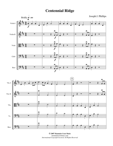 Centennial Ridge-score