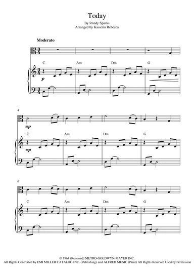Today (arr. Kaiserin Rebecca)