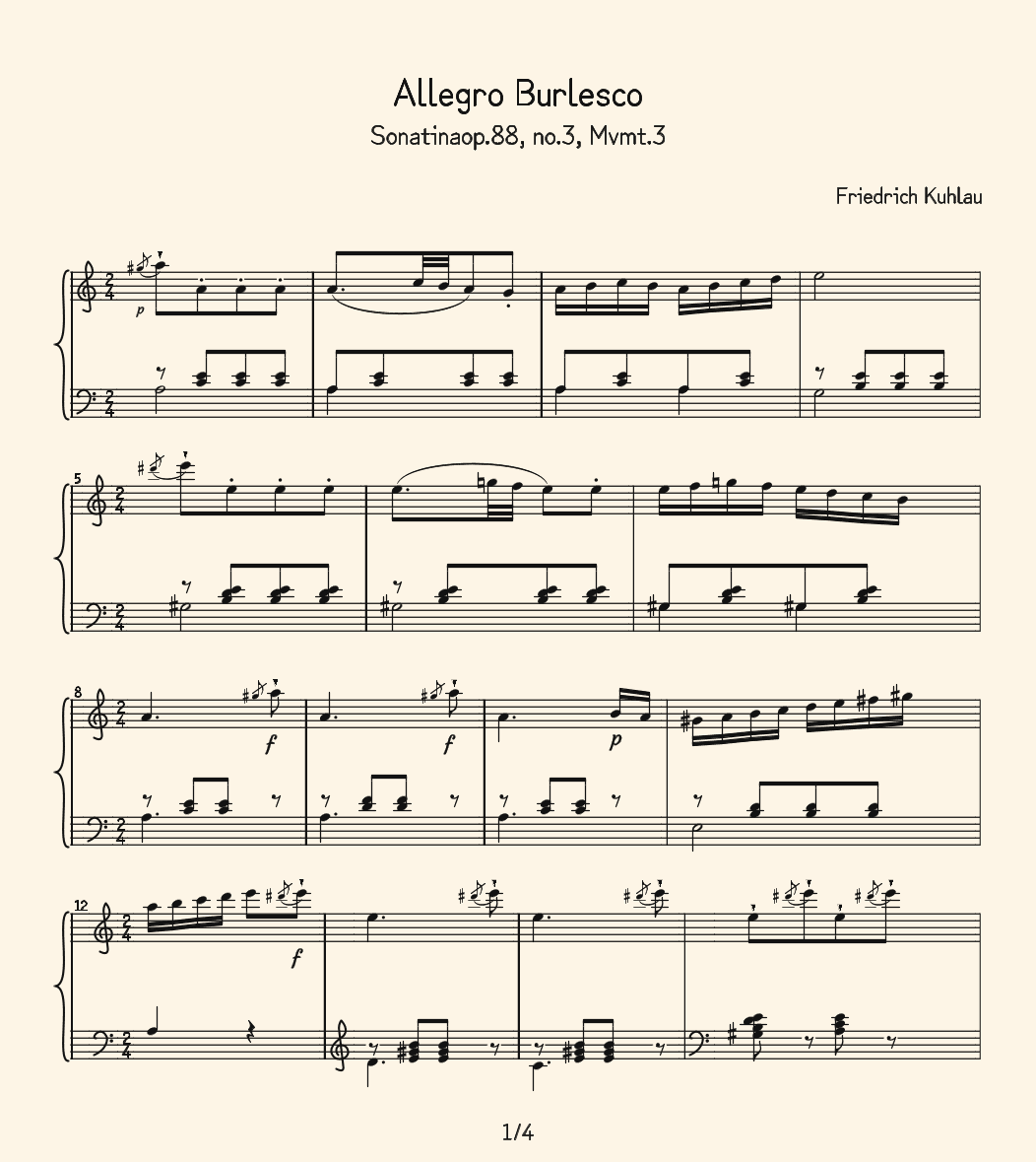 Allegro Burlesco (arr. unisonofficial.com)