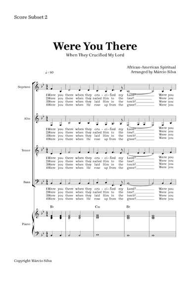 Were You There (When They Crucified My Lord?) (arr. Márcio Silva)
