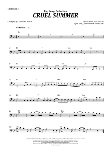 Cruel Summer (arr. Guillaume Martin)