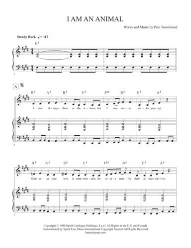 I Am An Animal (arr. Arranged by Jack Majdecki)