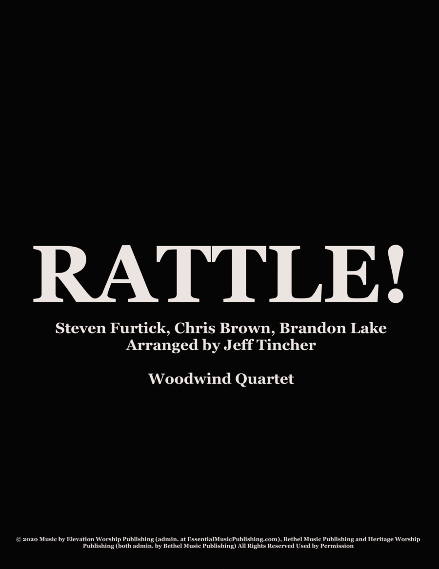 Rattle! (arr. Jeff Tincher)