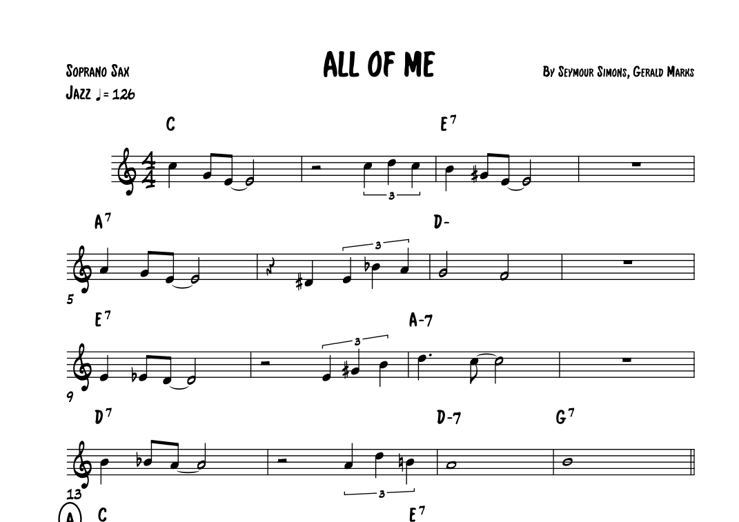 All Of Me (arr. Leo Silva)
