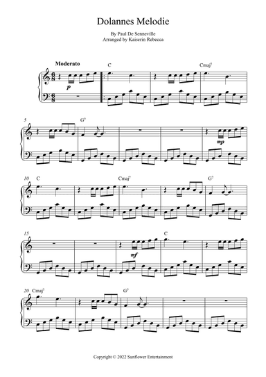 Dolannes Melodie (arr. Kaiserin Rebecca)