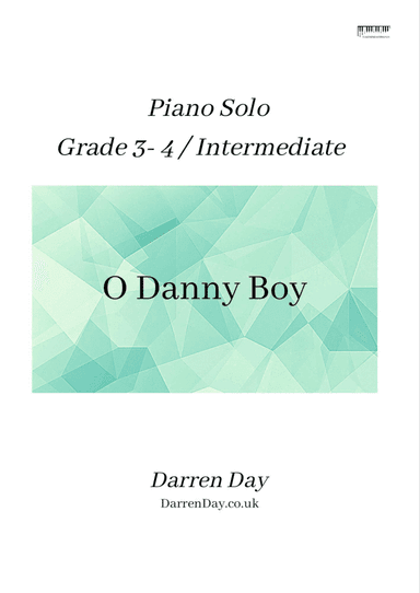 Danny Boy (Londonderry Air) Intermediate Piano (arr. Darren Day)