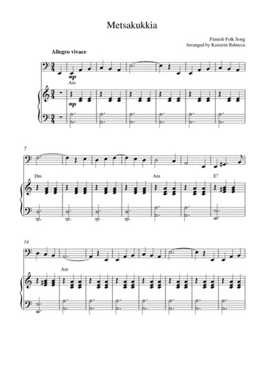 Metsakukkia (arr. Kaiserin Rebecca)