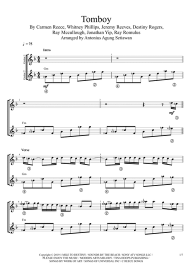 Tomboy (arr. Antonius Agung Setiawan)