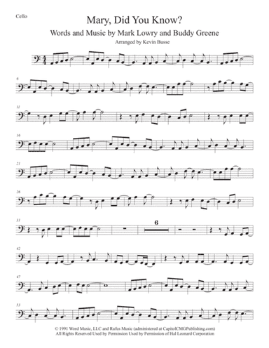 Mary, Did You Know? (arr. Kevin Busse)
