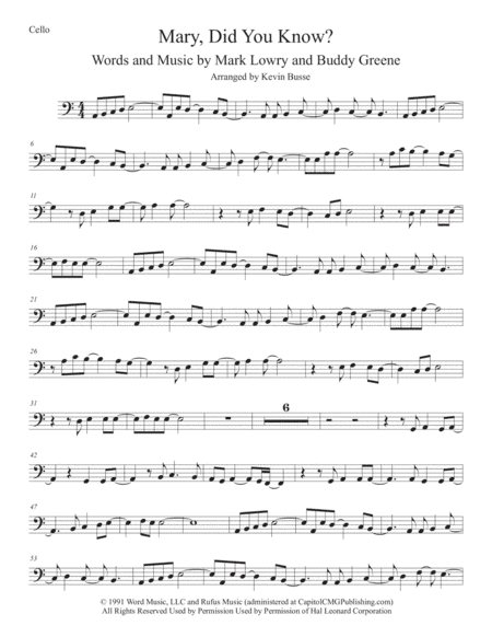 Mary, Did You Know? (arr. Kevin Busse)