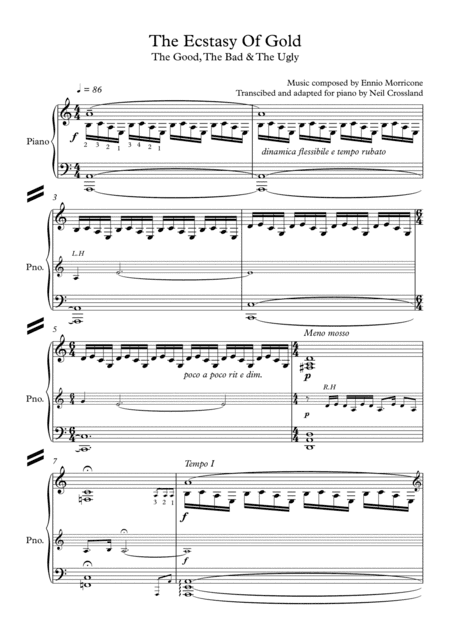 The Ecstasy Of Gold (arr. Neil Crossland)