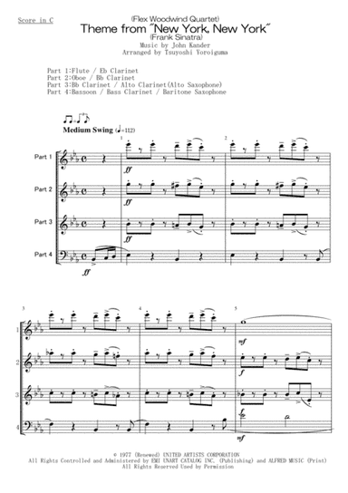 Theme From "New York, New York" (arr. Tsuyoshi Yoroiguma)