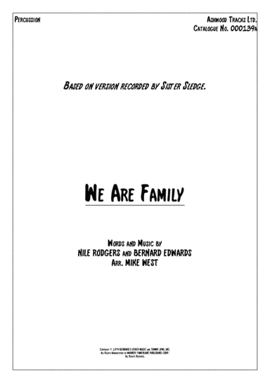 We Are Family (arr. Mike West)