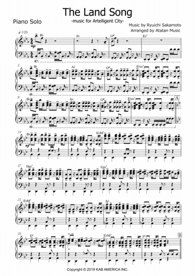 The Land Song Music For Artelligent City (arr. Atatan Music)