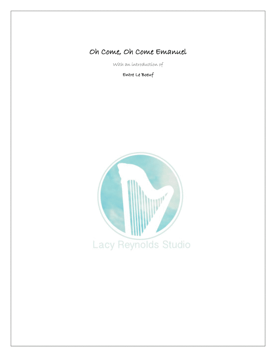 Oh Come, Oh Come Emanuel Harp Trio (arr. Lacy Reynolds)