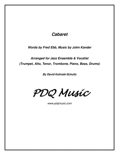 Cabaret (arr. David Kolinski-Schultz)