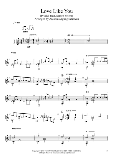 Love Like You (end Credits) (arr. Antonius Agung Setiawan)
