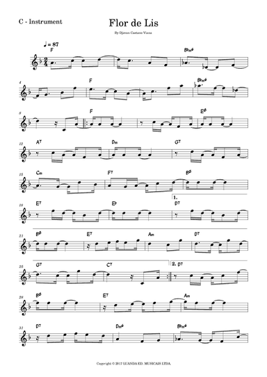 Flor De Lis (arr. Fabio Eduardo de Oliveira)